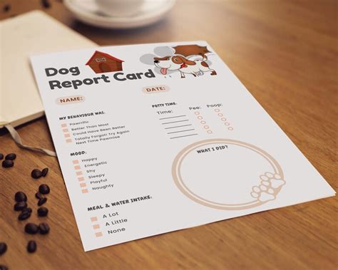 Dog Boarding Report Cardpet Report Carddog Report Cardpet Report