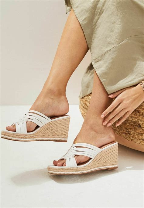 Next Forever Comfort Weave Sandalias Bone Whiteblanco Zalandoes