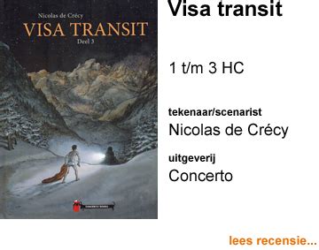 Recensie Visa Transit 1 T M 3 HC Door Nicolas De Crecy