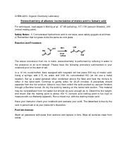 203F21 M6EP Alkene Isomerization Pdf CHEM 2203 Organic Chemistry