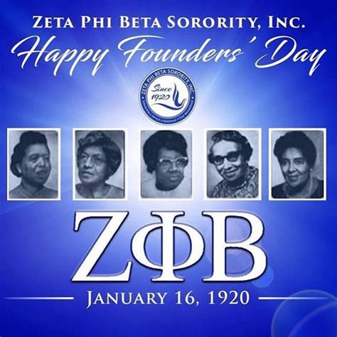 Happy Founders Day To The Ladies Of Zeta Phi Beta Sorority Inc Zetaphibeta Zetas Zphib