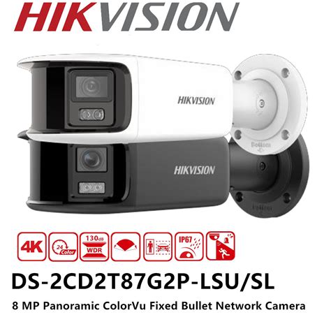 Hikvision Oem Mp Panoramic Colorvu Fixed Bullet Network Camera Ds