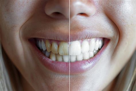 Premium Photo Womans Open Mouth With White Teeth Before And After