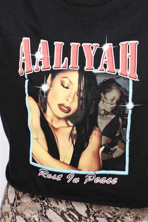 Aaliyah Crop Top Black Fashion Nova