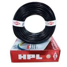 Shop Hpl Single Core Black Fr Sqmm M Unsheathed Flexible Cable