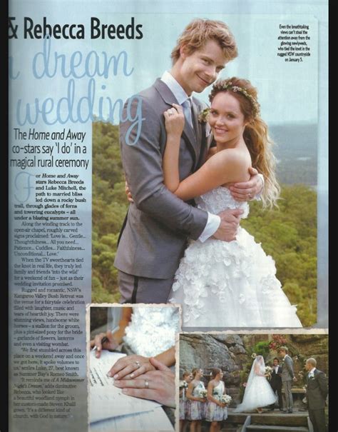 Luke Mitchell & Rebecca Breeds Wed! - Home and Away Photo (33392310) - Fanpop