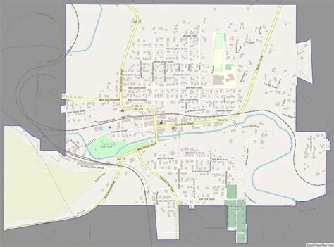 Map of Palouse city