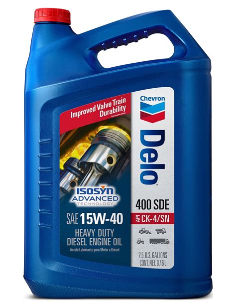 Chevron Delo 400 Sde Ck 4 15w 40 Heavy Duty Diesel Motor Oil 2 5