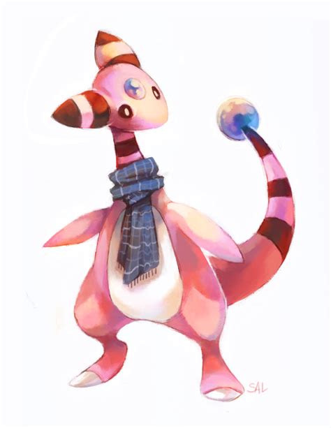 Commission:Shiny Ampharos by salanchu on DeviantArt