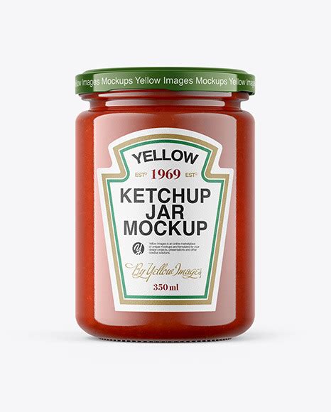 Tomato Sauce Jar Mockup Free Download Images High Quality Png 