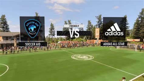 Soccer Aid VS Adidas All Stars FIFA 23 VOLTA Football 5V5