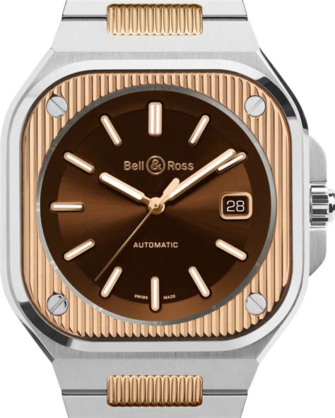 New Release Bell Ross Br Artline Steel Gold Watch Ablogtowatch