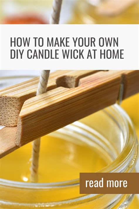 How To Make Your Own DIY Candle Wick At Home | Diy candle wick ...