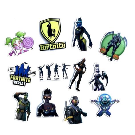 12 Stickersautocollants Fortnite Livraison Gratuite