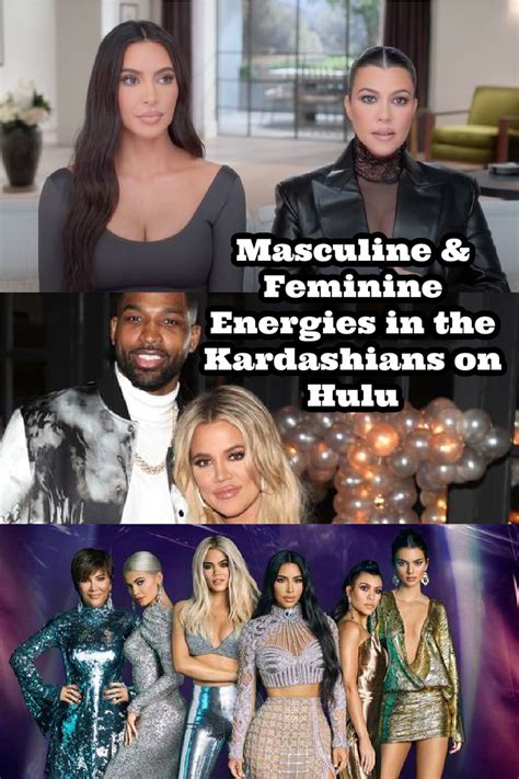 Kardashians Hulu Feminine Masculine Kim Kourtney Khloe