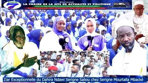 Ziar Exceptionnelle 2022 Du Dahira Ndawi Serigne Saliou Chez Serigne