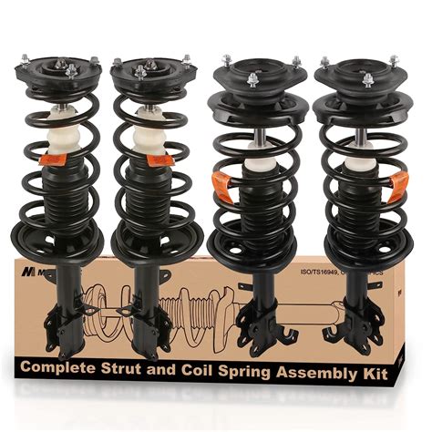 Mostplus Front And Rear Complete Strut And Spring Assemblies Shock