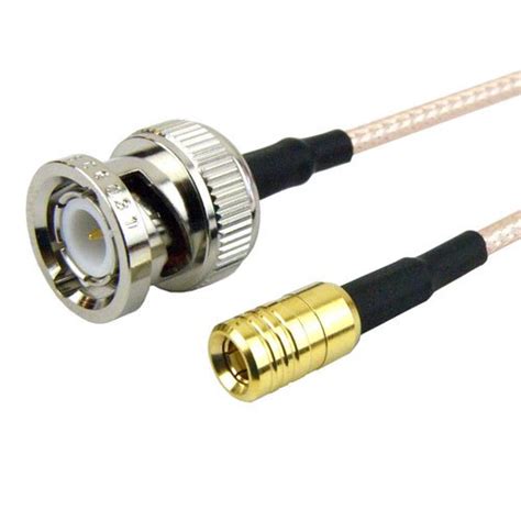 Bnc Male To Smb Plug Cable Rg 316 Coax In 24 Inch