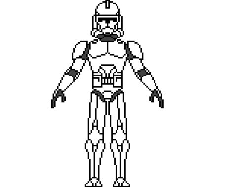 Clone Trooper Regular Pixel Art