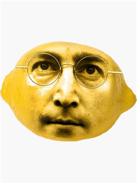 John Lemon Sticker For Sale By Porridgehogg Redbubble