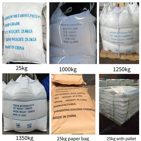 Food Grade Smbs Factory Price Sodium Metabisulphite For Preservative