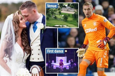 Rangers star Allan McGregor fought back tears as he tied knot with fiancee Cheryl Dunn at lavish ...