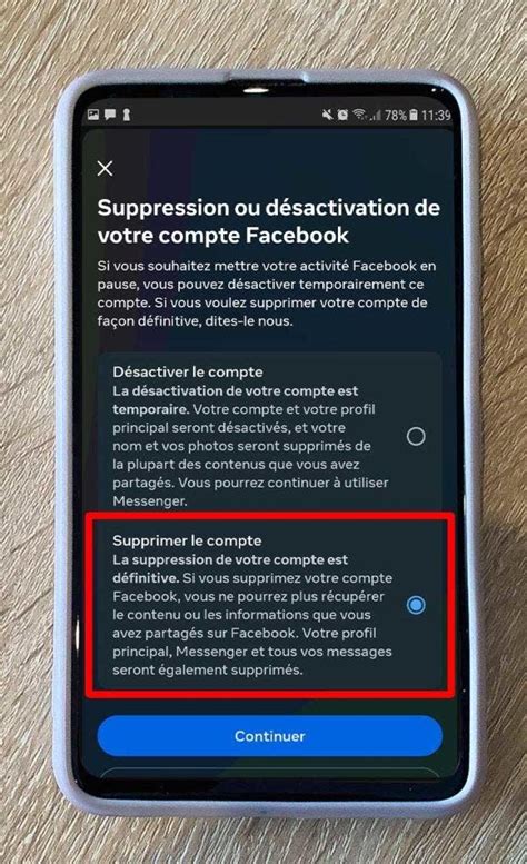 Comment Supprimer Ou D Sactiver Son Compte Facebook En