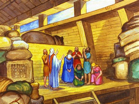 Freebibleimages Noah And The Great Flood Noah Obeys God And Builds An Ark To Escape The