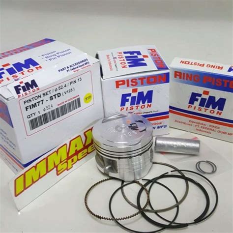 Jual Piston Bore Up Honda Vario 125 PCX STD Os100 Os150 Os200 52 4mm 52