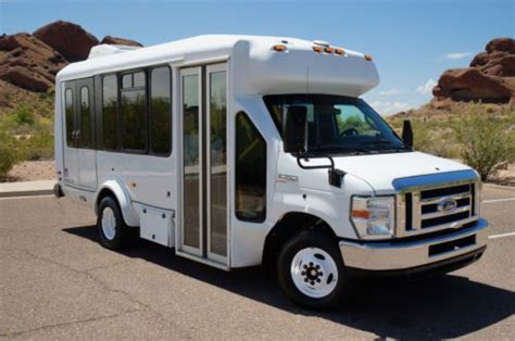 Sell Used 2008 Ford E350 Arizona Diesel 91k Miles Passenger Shuttle