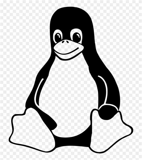 Linux Logo Png Download Png Image With Transparent Linux Black And