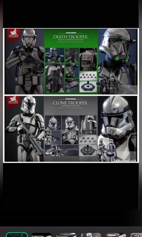 Hot Toys mms mms 限量 電鍍 MMS Trooper Black Chrome Star Wars Clone Trooper Chrome