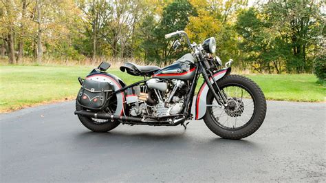 1947 Harley Davidson El Knucklehead Bobber Vin 47el8751 Classiccom