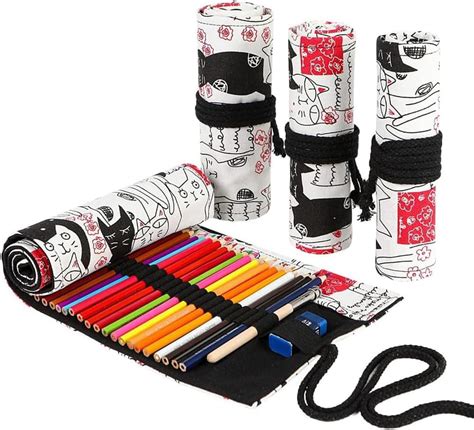 Amazon Diyomr Slots Pencil Wrap Pencil Rolls Artist