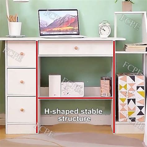 【cod】computer Table For Desktop Multifunction Study Table Home Office