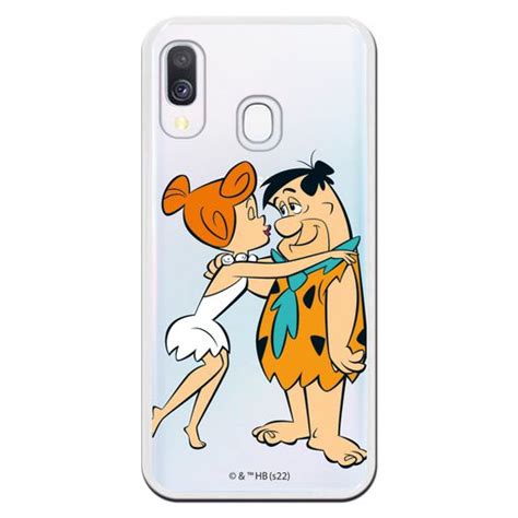 Funda Original Compatible Con Samsung Galaxy A40 Flintstones Car Con