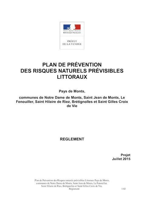 PDF PLAN DE PRÉVENTION DES RISQUES NATURELS Plan de Prévention