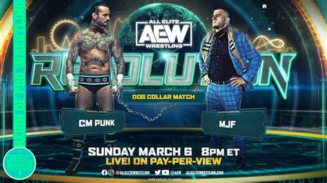 Neo Reality The Wrestleverse Cm Punk Vs Mjf Aew Revolution