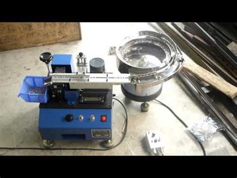 Automatic Cutting Trimming Capacitor LED Lead Machine With Vibration