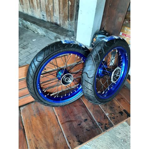 Jual Roda Set Supermoto WR 155 Ring 17 Ban IRC Baru Wheelset SUMO