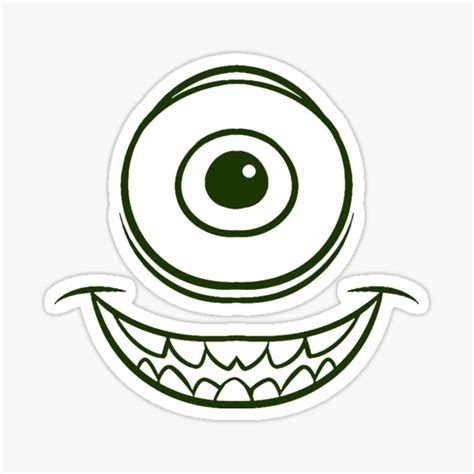 Eye Inc Mike Wazowski Sticker For Sale By Clutchiner Redbubble