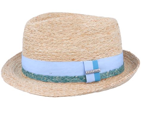 Trilby Raffia Natural Straw Hat Stetson Hat Hatstore Co Uk