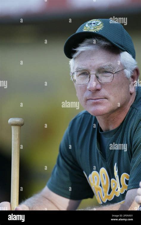 Oakland Athletics Coach Ken Macha Before A 2002 Mlb Season Game Against