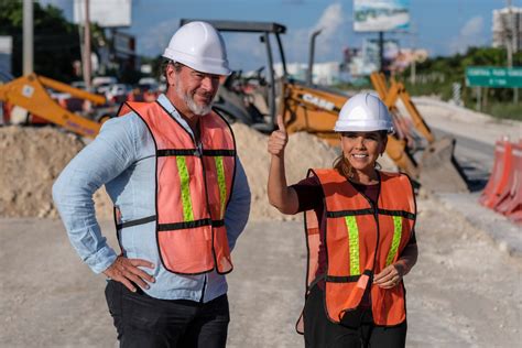 Video SUPERVISA MARA LEZAMA OBRAS EN BULEVAR COLOSIO DE CANCÚN