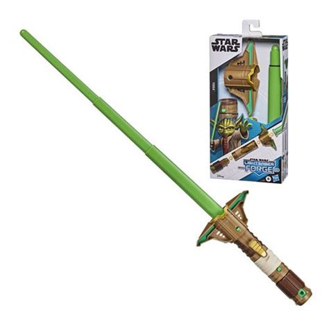 Sabre De Luz Eletrônico Star Wars Lightsaber Forge Yoda Verde F1132