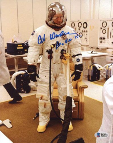 Al Worden Signed Autographed X Photo Apollo Astronaut Nasa