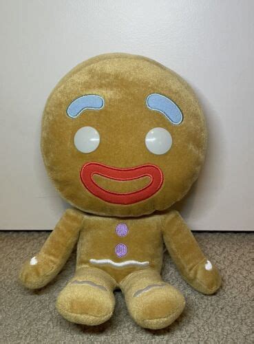 GINGY PLUSH TOY SHREK GINGERBREAD MAN BIG HEAD EBay