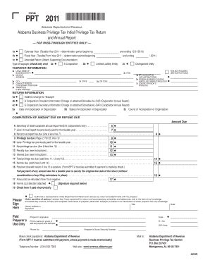 Fillable Online Form Ppt Pp Alabama Department Of Revenue