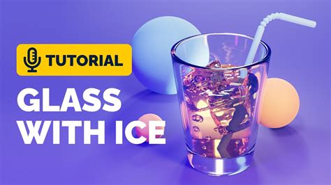 Blender Glass With Ice 3D Tutorial Polygon Runway YouTube