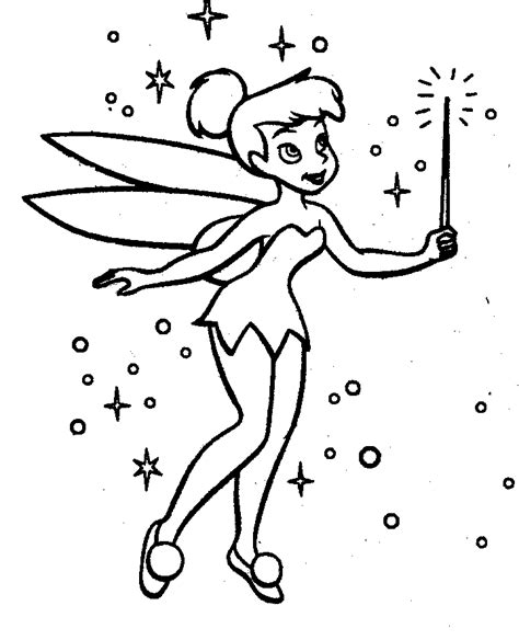 Tinkerbell Disney Coloring Pages